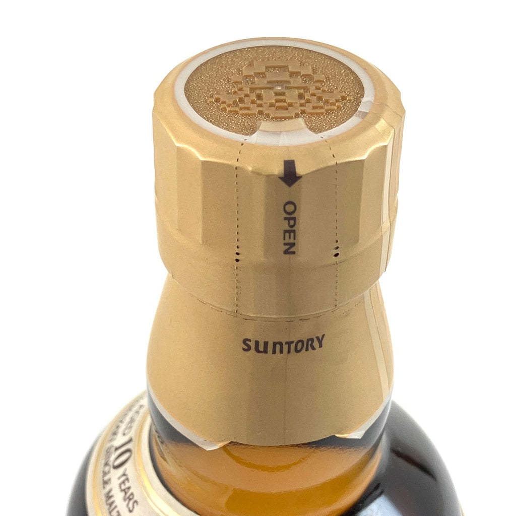 【東京都内限定お届け】サントリー SUNTORY 山崎 10年 ホワイトラベル ハーフボトル 350ml 国産ウイスキー 【古酒】