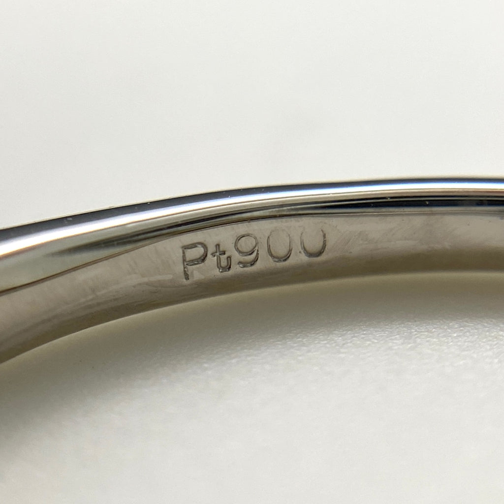 メレダイヤ デザインリング プラチナ 指輪 リング 19.5号 Pt900 ダイヤモンド メンズ 【中古】nbjwl