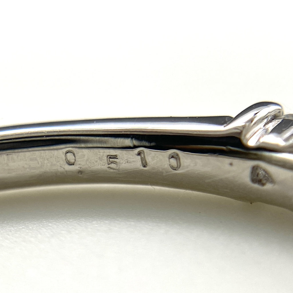 メレダイヤ デザインリング プラチナ 指輪 リング 19.5号 Pt900 ダイヤモンド メンズ 【中古】nbjwl