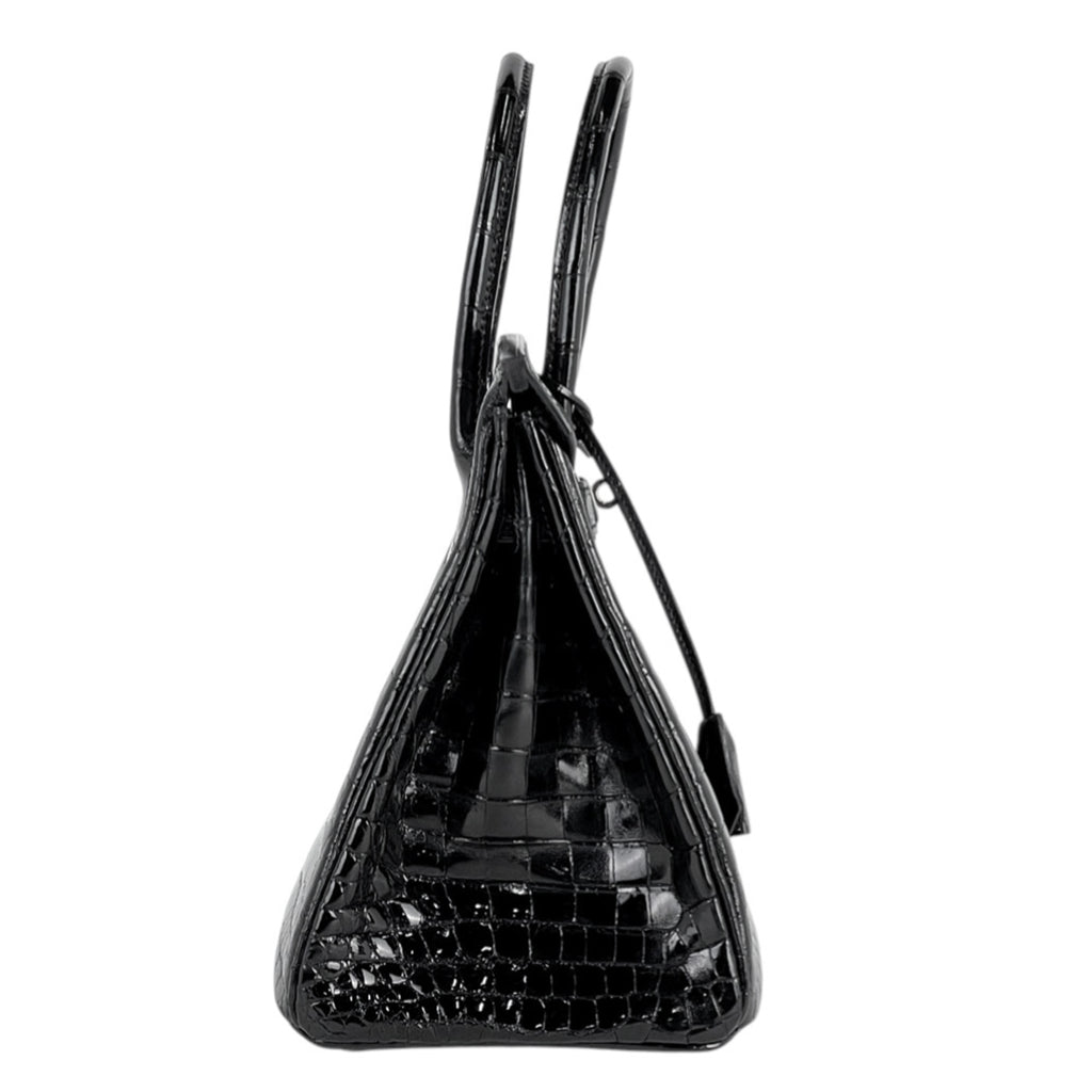 エルメス バーキン 30 ハンドバッグ ニロティカス ブラック □Ｊ レディース 【中古】brbag