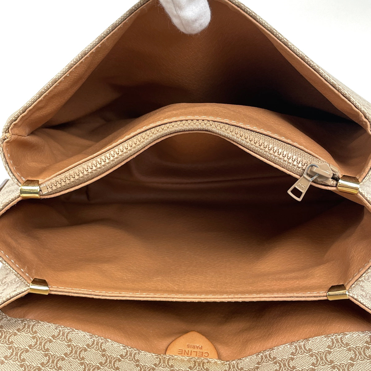 バイセル公式】セリーヌ マカダム柄 ショルダーバッグ 斜め掛け