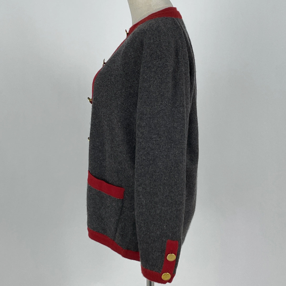 バイセル公式】シャネル アンサンブル ニット カーディガン クルー