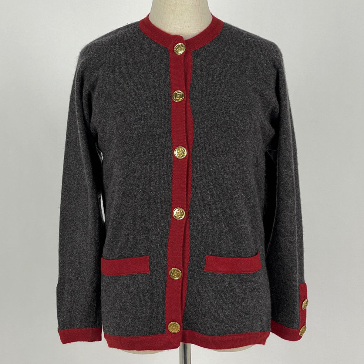 バイセル公式】シャネル アンサンブル ニット カーディガン クルー