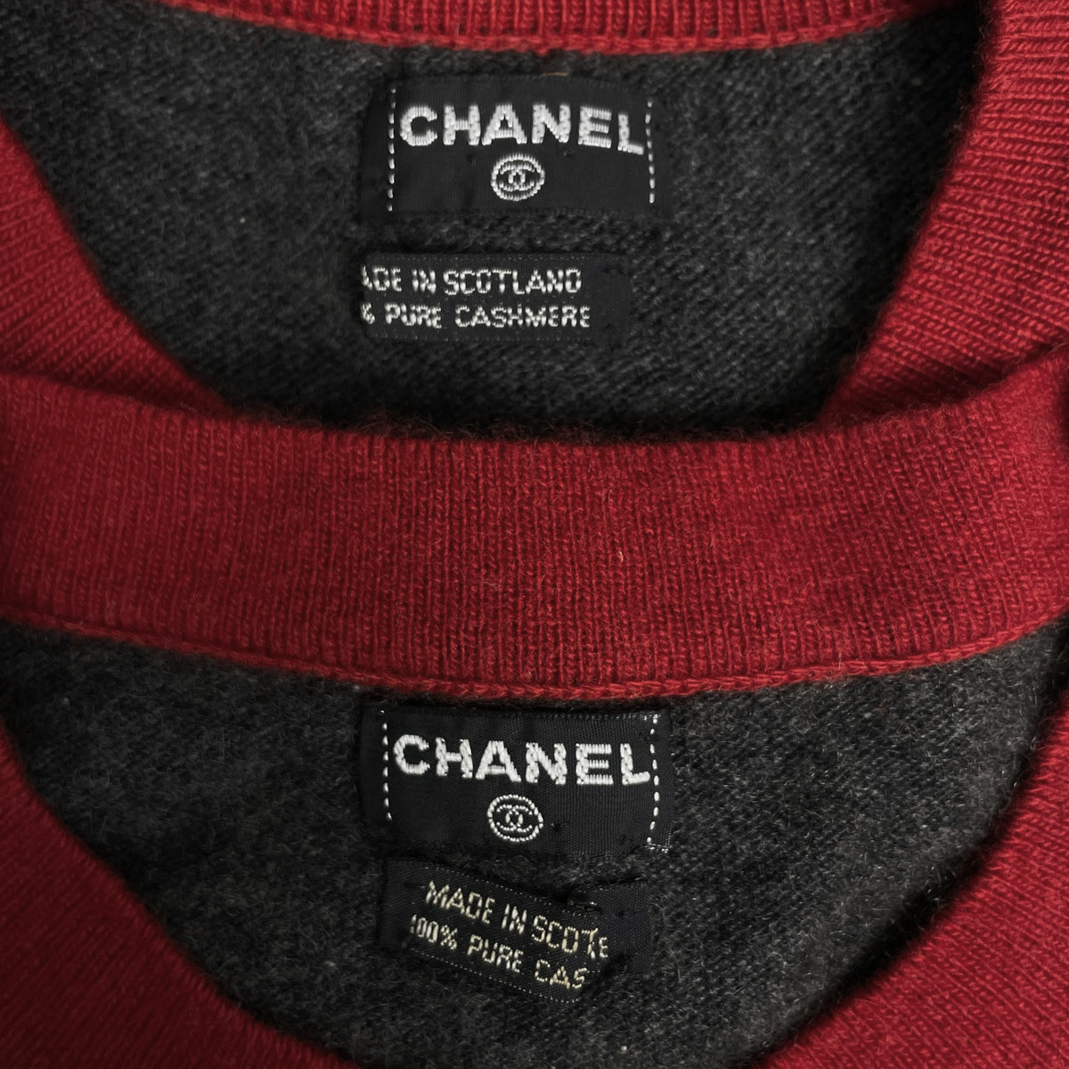 在庫一掃】 シャネル アンサンブル ニット カーディガン クルーネック