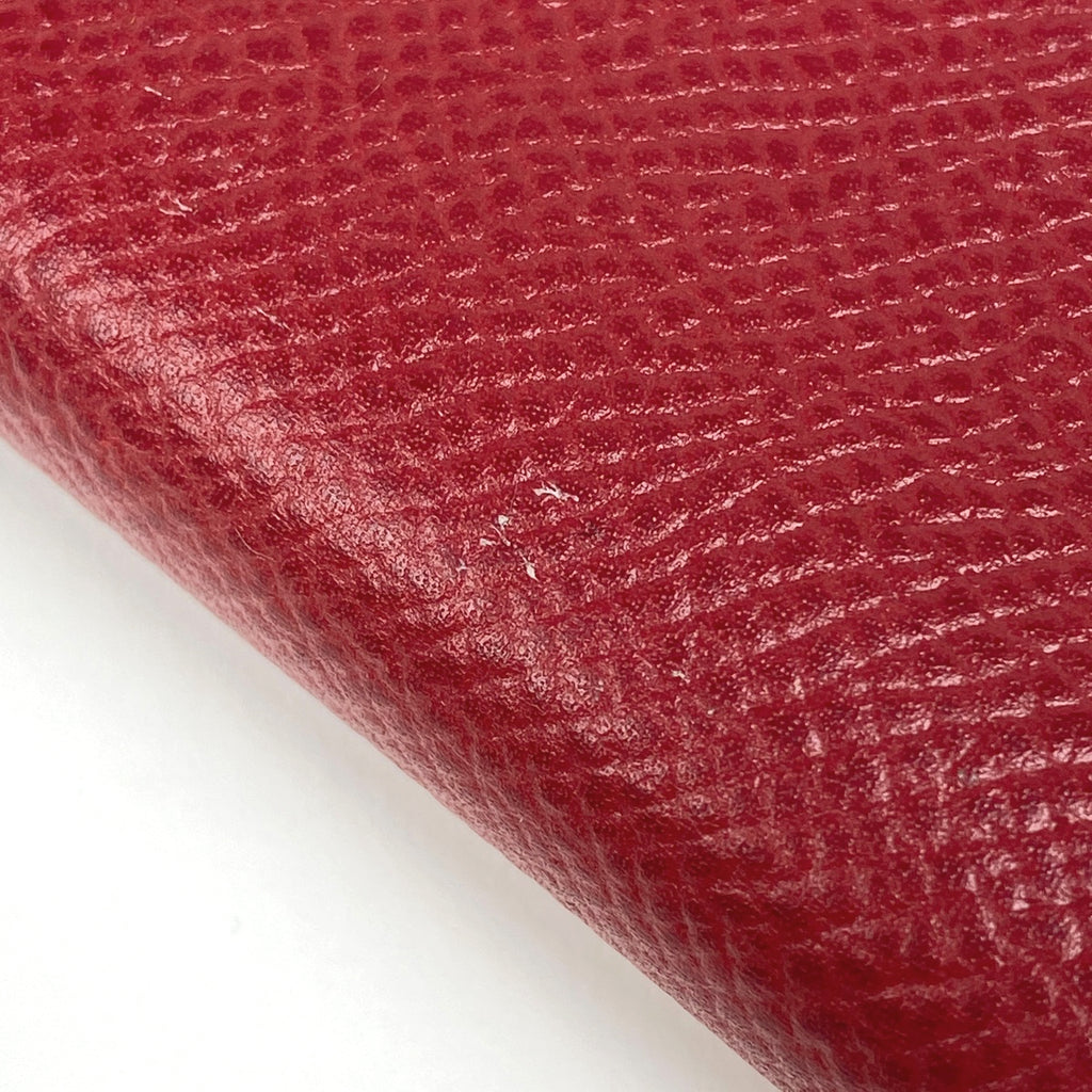 エルメス アジェンダ グローブトロッター 手帳カバー 手帳・ブックカバー レザー レッド レディース 【中古】brbag