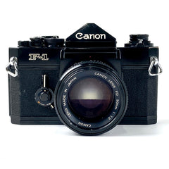 キヤノン Canon F-1 + NEW FD 50mm F1.2 フィルム マニュアルフォーカス 一眼レフカメラ 【中古】