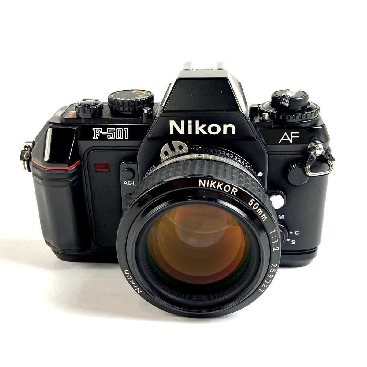 ニコン Nikon F-501＋Ai-s NIKKOR 50mm F1.2 ［ジャンク品］ フィルム オートフォーカス 一眼レフカメラ 【中古】