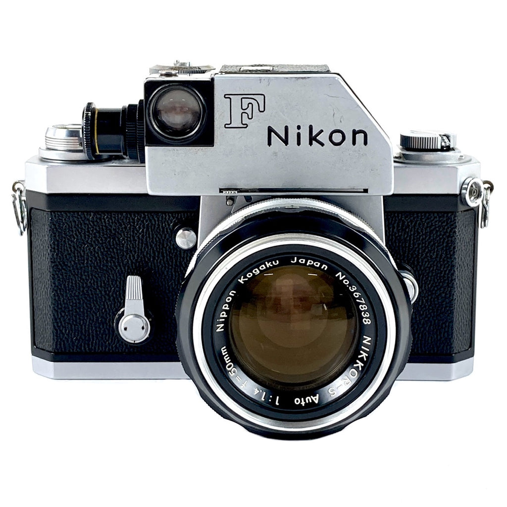 ニコン Nikon F フォトミック シルバー + NIKKOR-S Auto 50mm F1.4 フィルム マニュアルフォーカス 一眼レフカメラ 【中古】