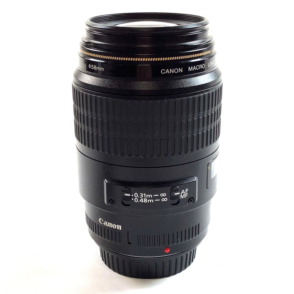 キヤノン Canon EF 100mm F2.8 MACRO USM 一眼カメラ用レンズ（オートフォーカス） 【中古】