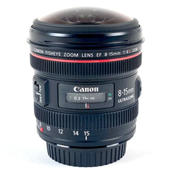 キヤノン Canon EF 8-15mm F4L フィッシュアイ USM 一眼カメラ用レンズ（オートフォーカス） 【中古】