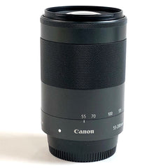 キヤノン Canon EF-M 55-200mm F4.5-6.3 IS STM ブラック 一眼カメラ用レンズ（オートフォーカス） 【中古】