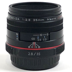 ペンタックス PENTAX HD DA 35mm F2.8 Macro Limited ブラック 一眼カメラ用レンズ（オートフォーカス） 【中古】