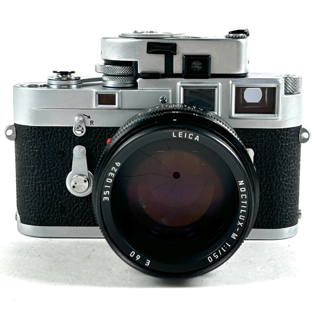 ライカ LEICA M3 シングルストローク シルバー + NOCTILUX-M 50mm F1.0 ノクティルックス E60 フィルム レンジファインダーカメラ 【中古】