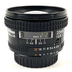 ニコン Nikon AF NIKKOR 20mm F2.8 一眼カメラ用レンズ（オートフォーカス） 【中古】