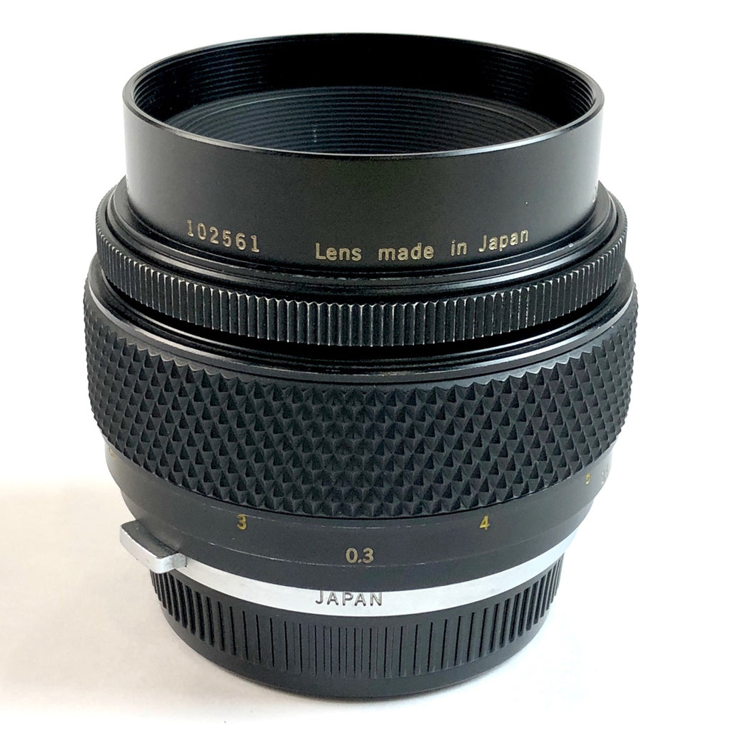 オリンパス OLYMPUS ZUIKO AUTO-MACRO 50mm F2 一眼カメラ用レンズ（マニュアルフォーカス） 【中古】