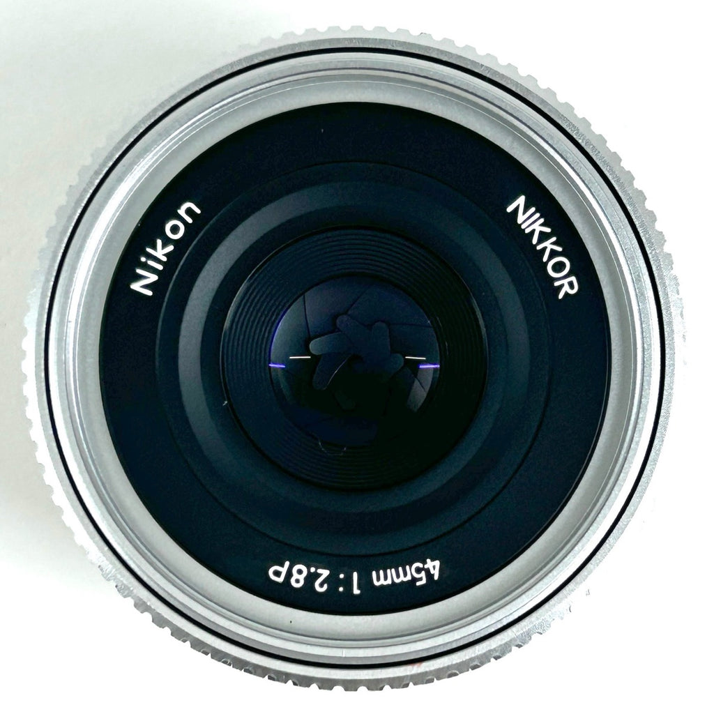 ニコン Nikon Ai NIKKOR 45mm F2.8P シルバー 一眼カメラ用レンズ（マニュアルフォーカス） 【中古】