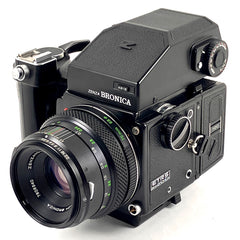 ゼンザブロニカ Zenza Bronica ETRS＋ZENZANON MC 75mm F2.8 中判カメラ 【中古】