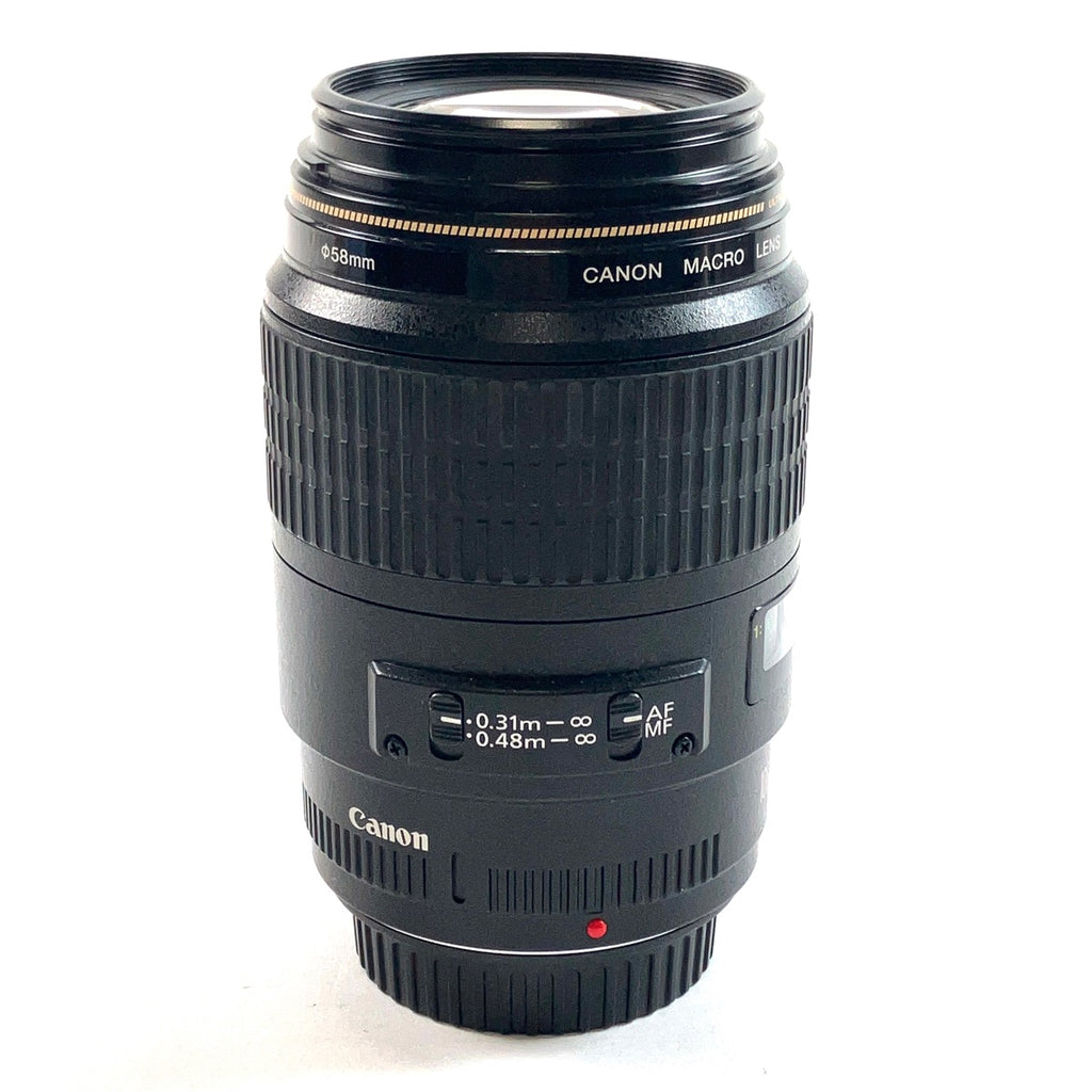 キヤノン Canon EF 100mm F2.8 MACRO USM 一眼カメラ用レンズ（オートフォーカス） 【中古】