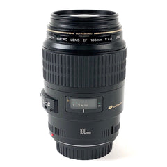 キヤノン Canon EF 100mm F2.8 MACRO USM 一眼カメラ用レンズ（オートフォーカス） 【中古】
