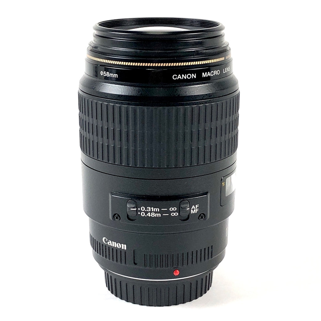 キヤノン Canon EF 100mm F2.8 MACRO USM 一眼カメラ用レンズ（オートフォーカス） 【中古】