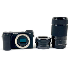 ソニー SONY α6400 ダブルズームレンズキット ILCE-6400Y ブラック デジタル ミラーレス 一眼カメラ 【中古】