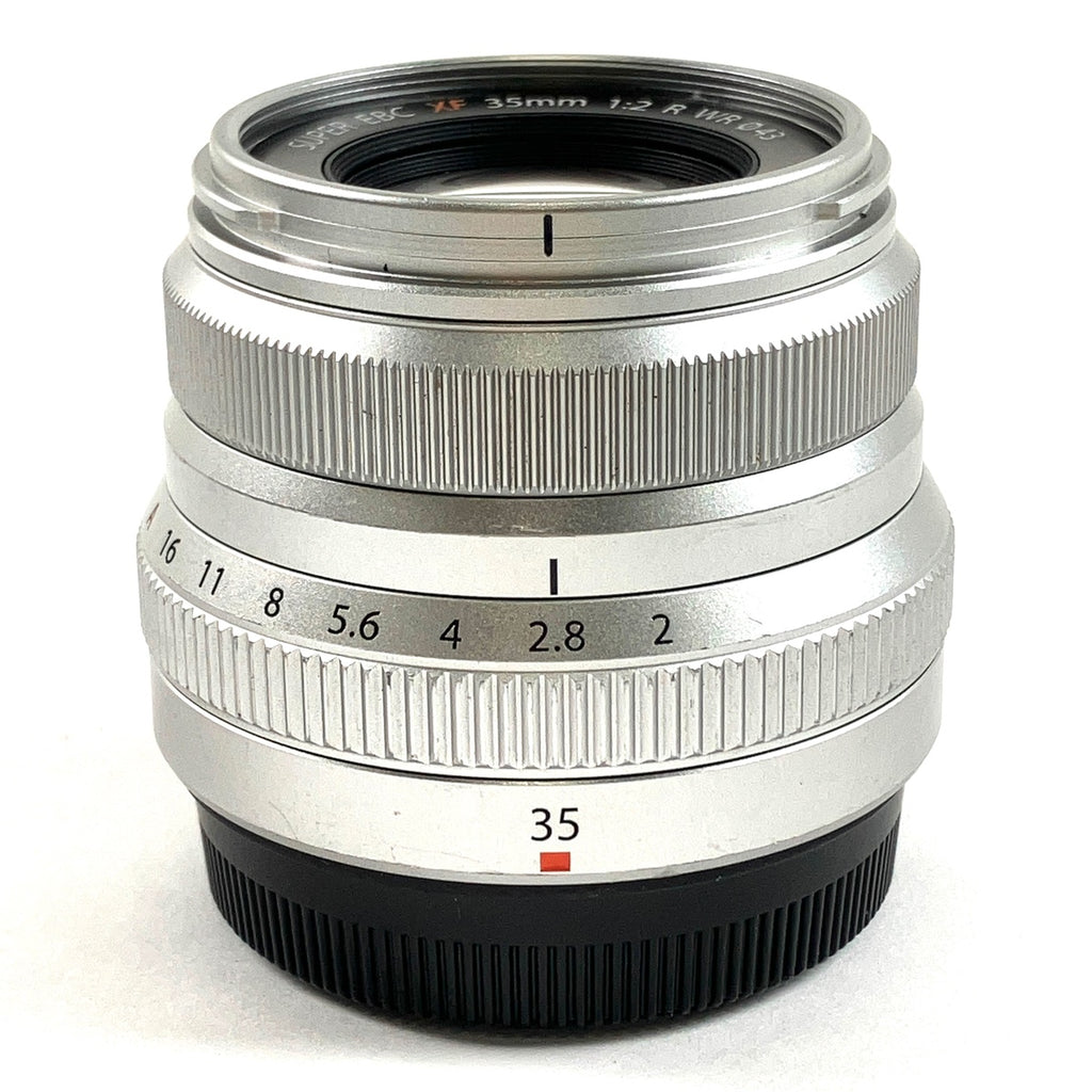 富士フイルム FUJIFILM XF 35mm F2 R WR シルバー 一眼カメラ用レンズ（オートフォーカス） 【中古】