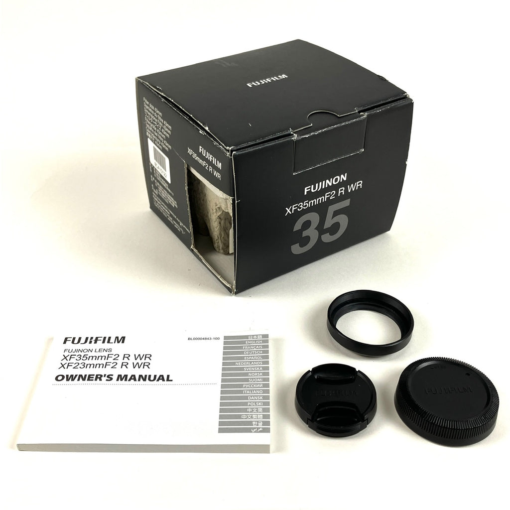 富士フイルム FUJIFILM XF 35mm F2 R WR シルバー 一眼カメラ用レンズ（オートフォーカス） 【中古】