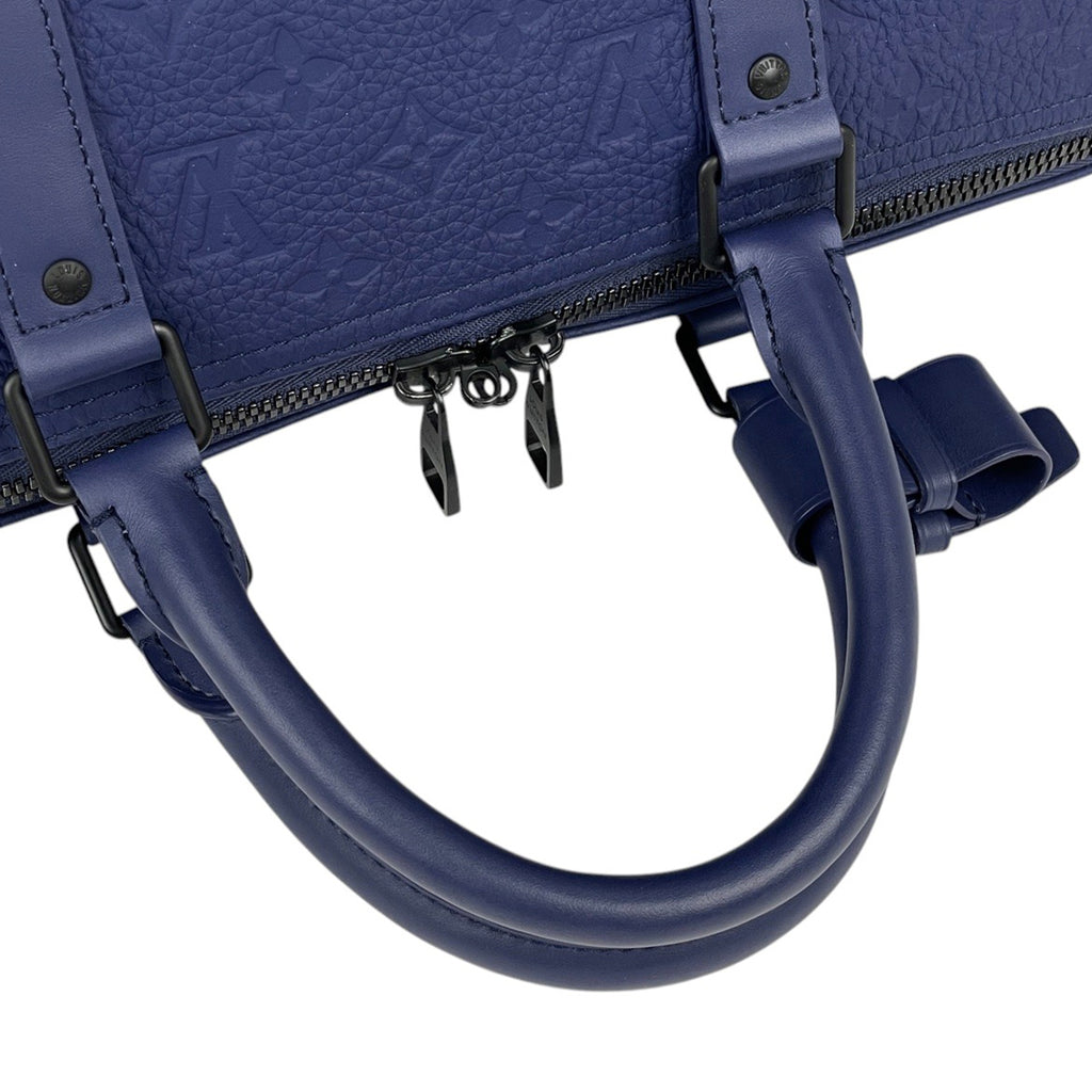 【在庫一掃】 ルイ・ヴィトン キーポル バンドリエール 50 2WAY ショルダーバッグ モノグラム ボストンバッグ トリヨン サファイア M11495 レディース 【中古】 brbag