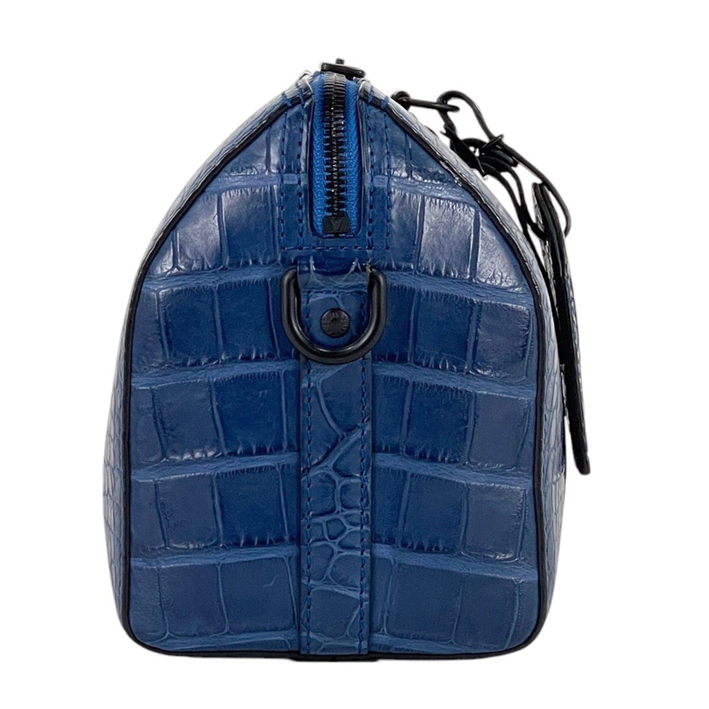 ルイ・ヴィトン シティ キーポル ショルダーバッグ クロコダイル ブルー N82485 レディース 【中古】brbag