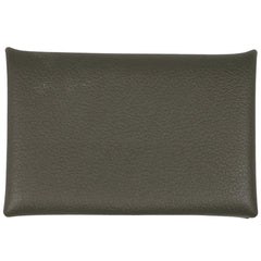 エルメス カルヴィ ヴェルソ カードケース コインケース エバーカラー グリメイヤー レディース 【中古】brbag