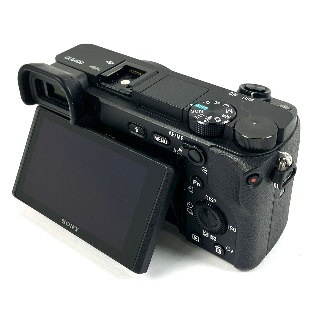 【在庫一掃】 ソニー SONY α6400 パワーズームレンズキット ILCE-6400L ブラック デジタル ミラーレス 一眼カメラ 【中古】