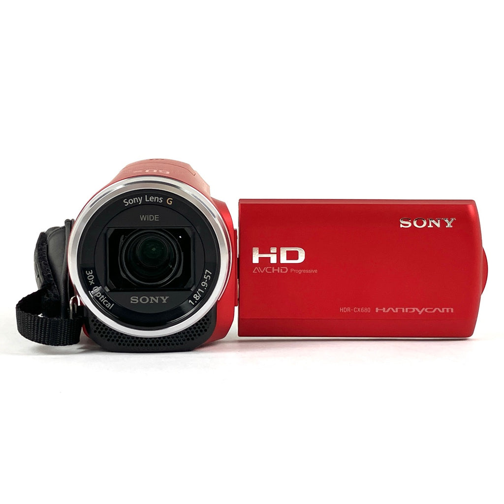 ソニー SONY HDR-CX680 レッド デジタルビデオカメラ 【中古】