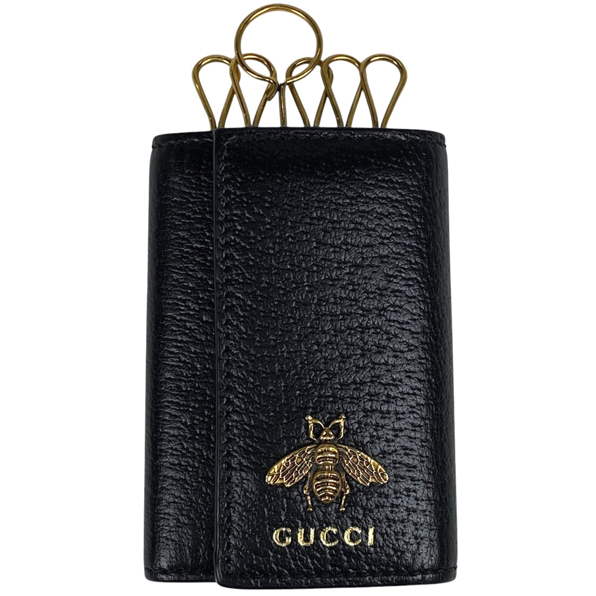 未使用級　超超美品　希少　プラダ　キーケース　六連　ロゴ型押し　本革　レザー PRADA プラダ キーケース 6連キーケース レディース