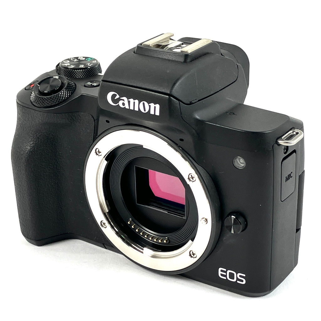 【在庫一掃】 キヤノン Canon EOS Kiss M2 ダブルズームキット ブラック デジタル ミラーレス 一眼カメラ 【中古】cambb