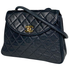 シャネル ココマーク ショルダーバッグ マトラッセ ショルダーバッグ レザー ブラック レディース 【中古】brbag