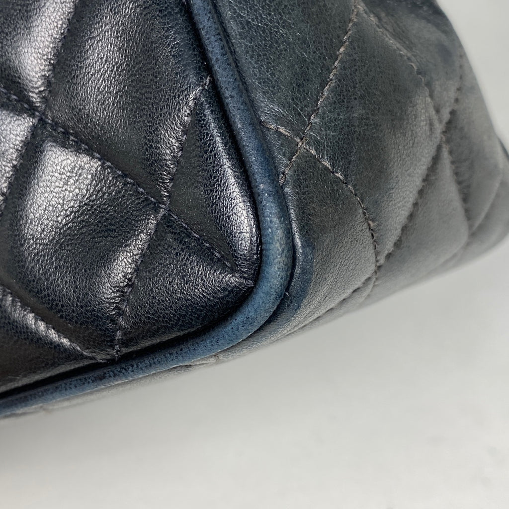 シャネル ココマーク ショルダーバッグ マトラッセ ショルダーバッグ レザー ブラック レディース 【中古】brbag