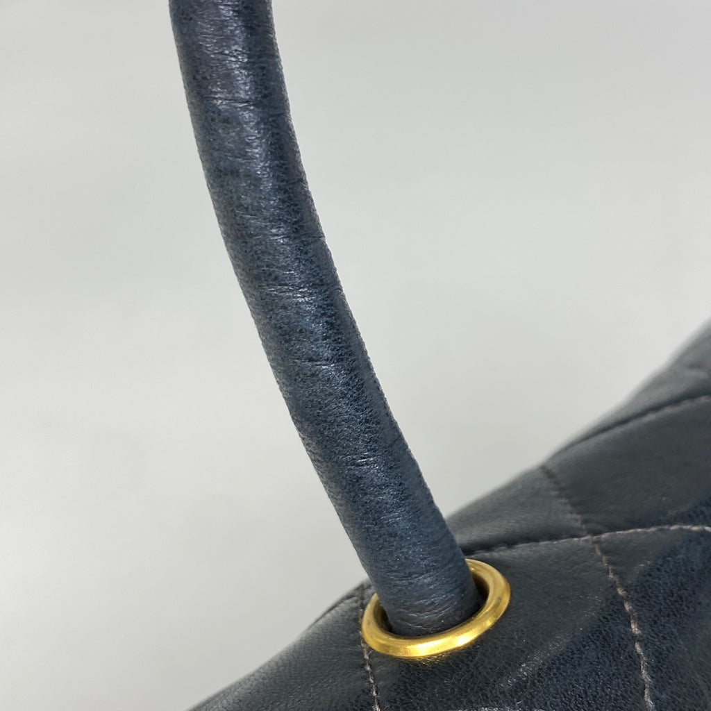 シャネル ココマーク ショルダーバッグ マトラッセ ショルダーバッグ レザー ブラック レディース 【中古】brbag