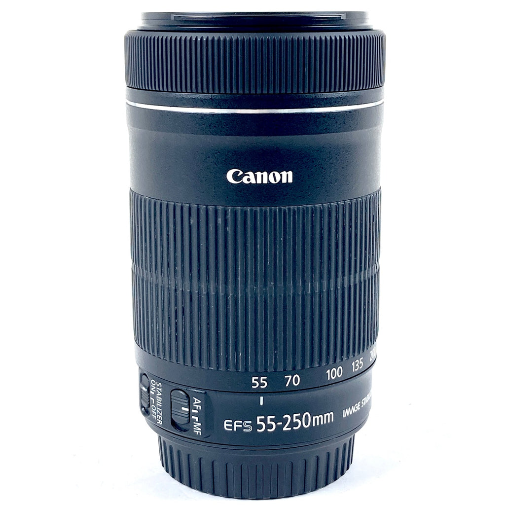 キヤノン Canon EF-S 55-250mm F4-5.6 IS STM 一眼カメラ用レンズ（オートフォーカス） 【中古】