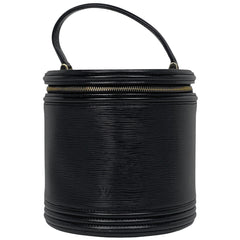 【ジャンク品】ルイ・ヴィトン カンヌ バニティバッグ ハンドバッグ 化粧ポーチ エピ ノワール(ブラック) M48032 レディース 【中古】brbag