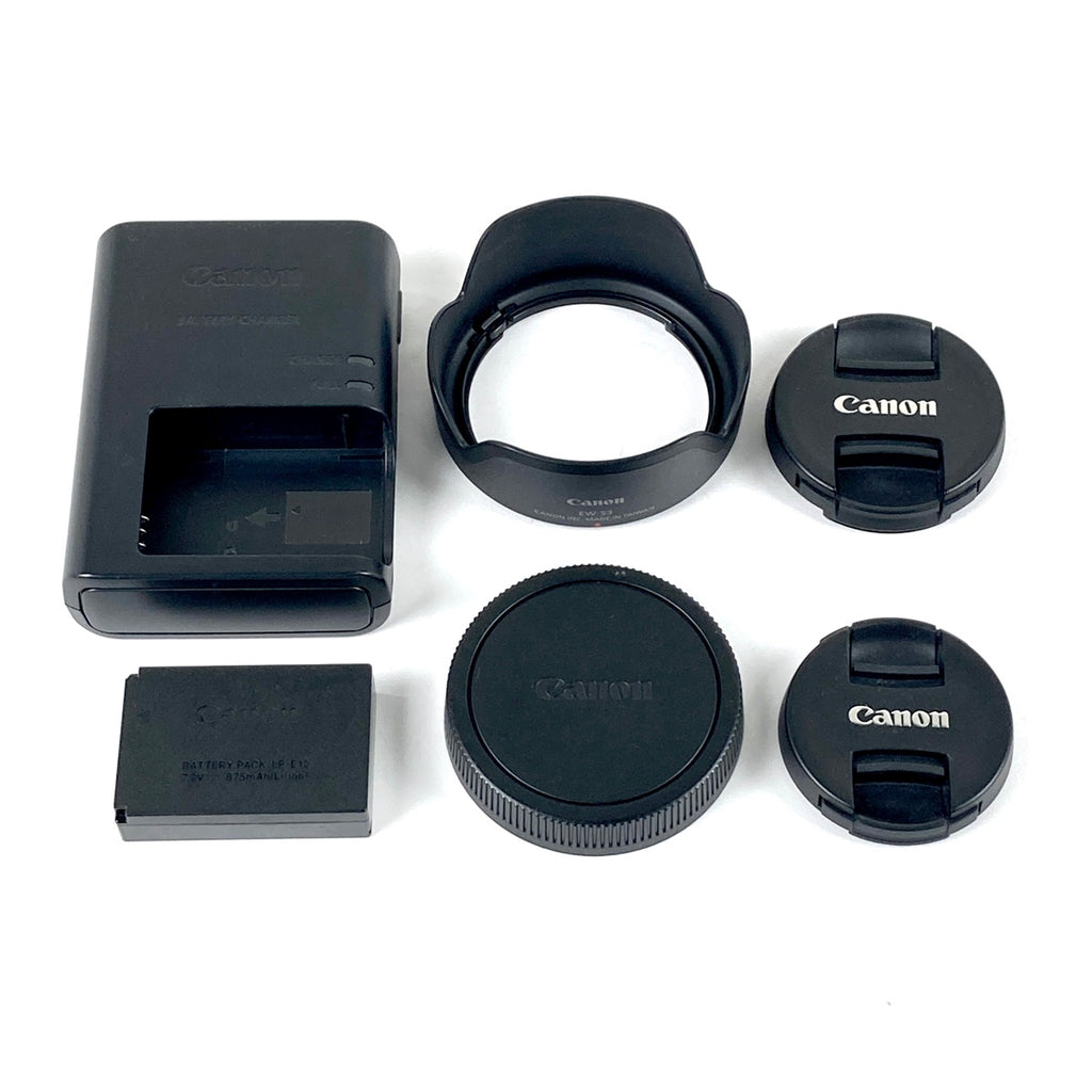 キヤノン Canon EOS Kiss M ダブルレンズキット ホワイト デジタル ミラーレス 一眼カメラ 【中古】