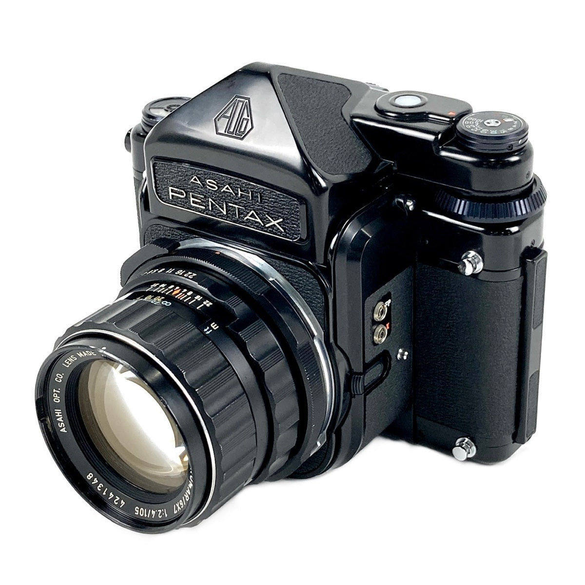 ペンタックス PENTAX 67 + TAKUMAR 6X7 105mm F2.4 67 バケペン用 中判カメラ 【中古】