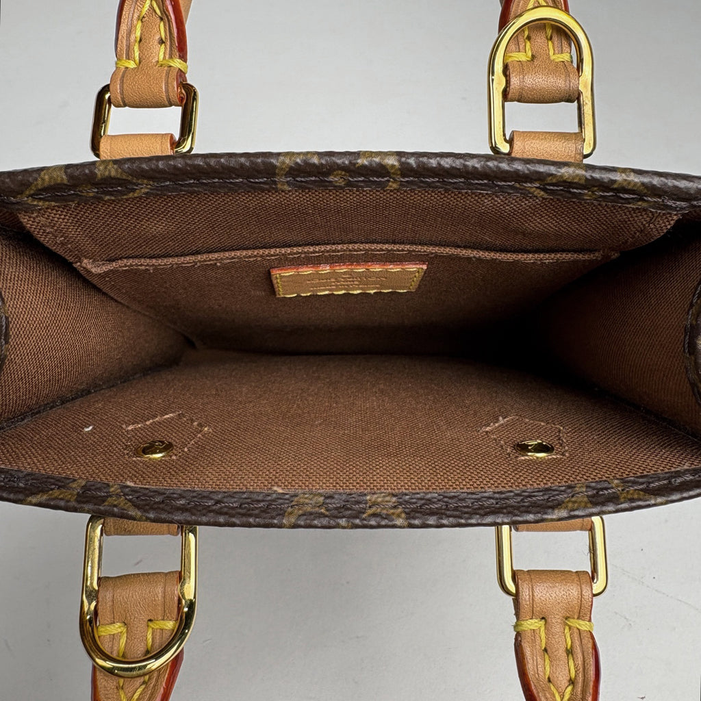 ルイ・ヴィトン プティット サックプラ 2WAY ショルダーバッグ ポシェット ハンドバッグ モノグラム ブラウン M69442 レディース ブランド品（バッグ・小物） 【中古】brbag