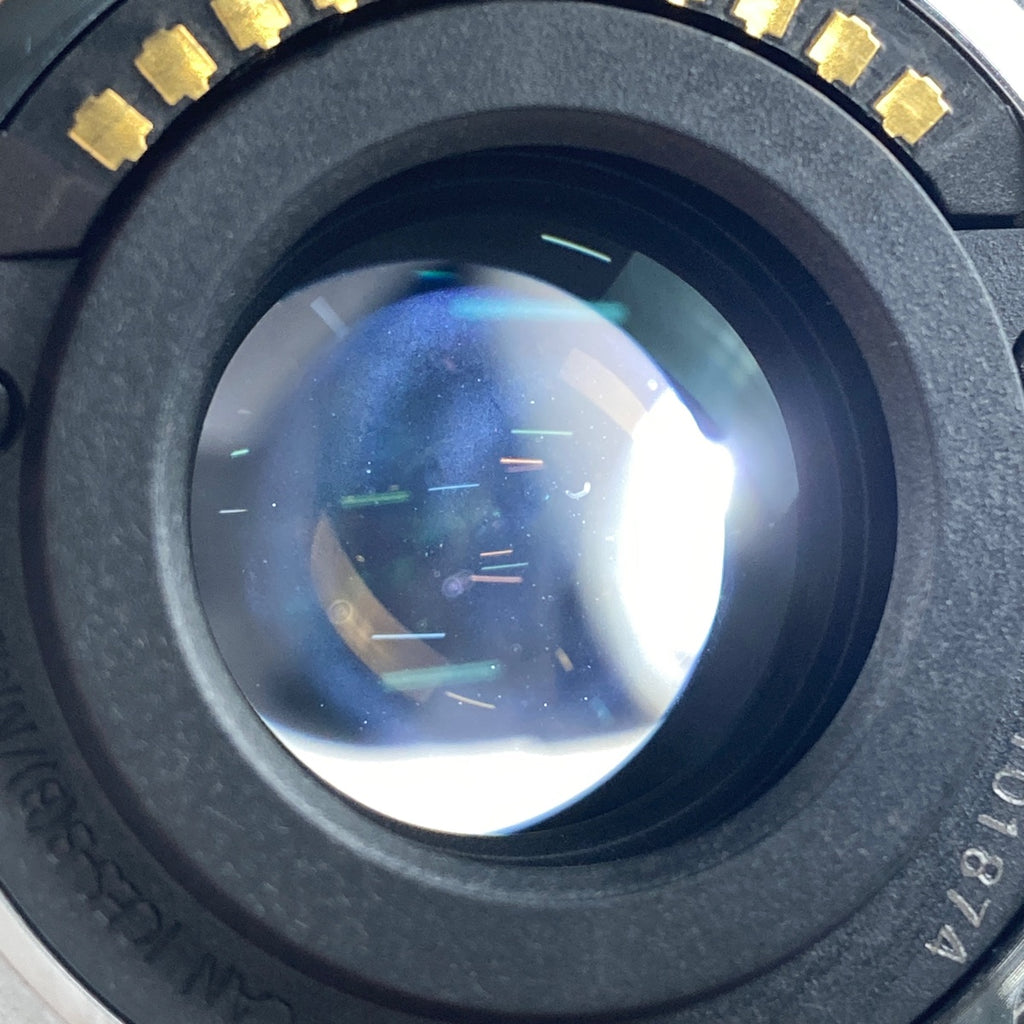 パナソニック Panasonic LUMIX G 25mm F1.7 ASPH. H-H025-S シルバー 一眼カメラ用レンズ（オートフォーカス） 【中古】