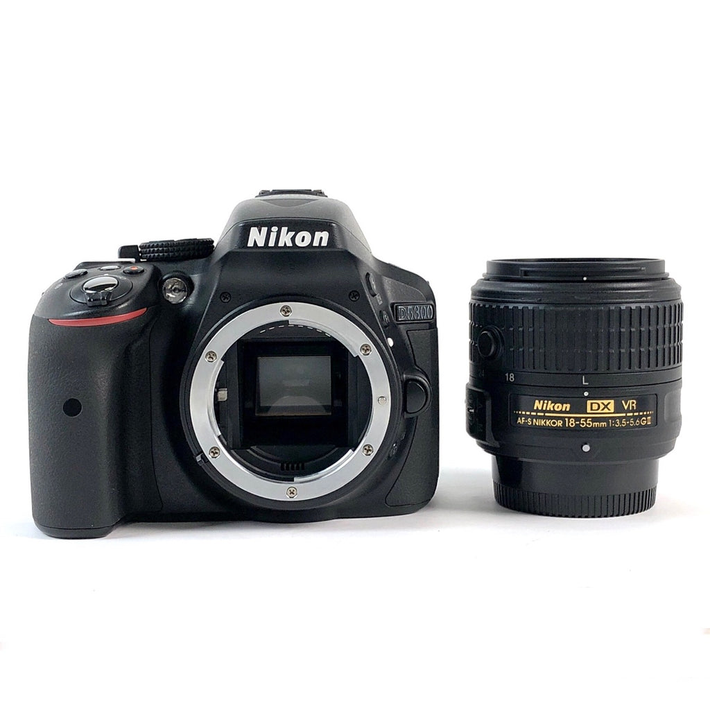 ニコン Nikon D5300 18-55 VR II レンズキット ブラック デジタル 一眼レフカメラ 【中古】