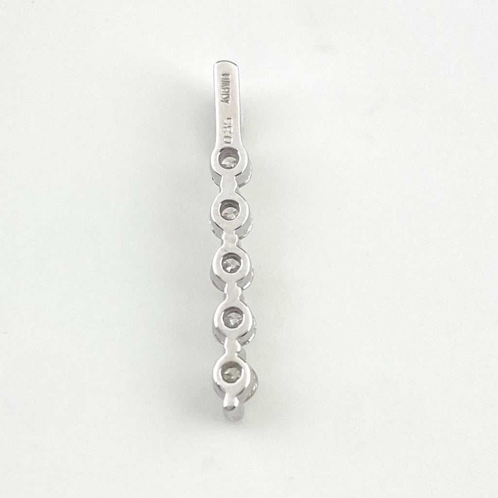 メレダイヤ デザインペンダントトップ WG ホワイトゴールド ペンダントトップ K18 WG ダイヤモンド レディース 【中古】nbjwl