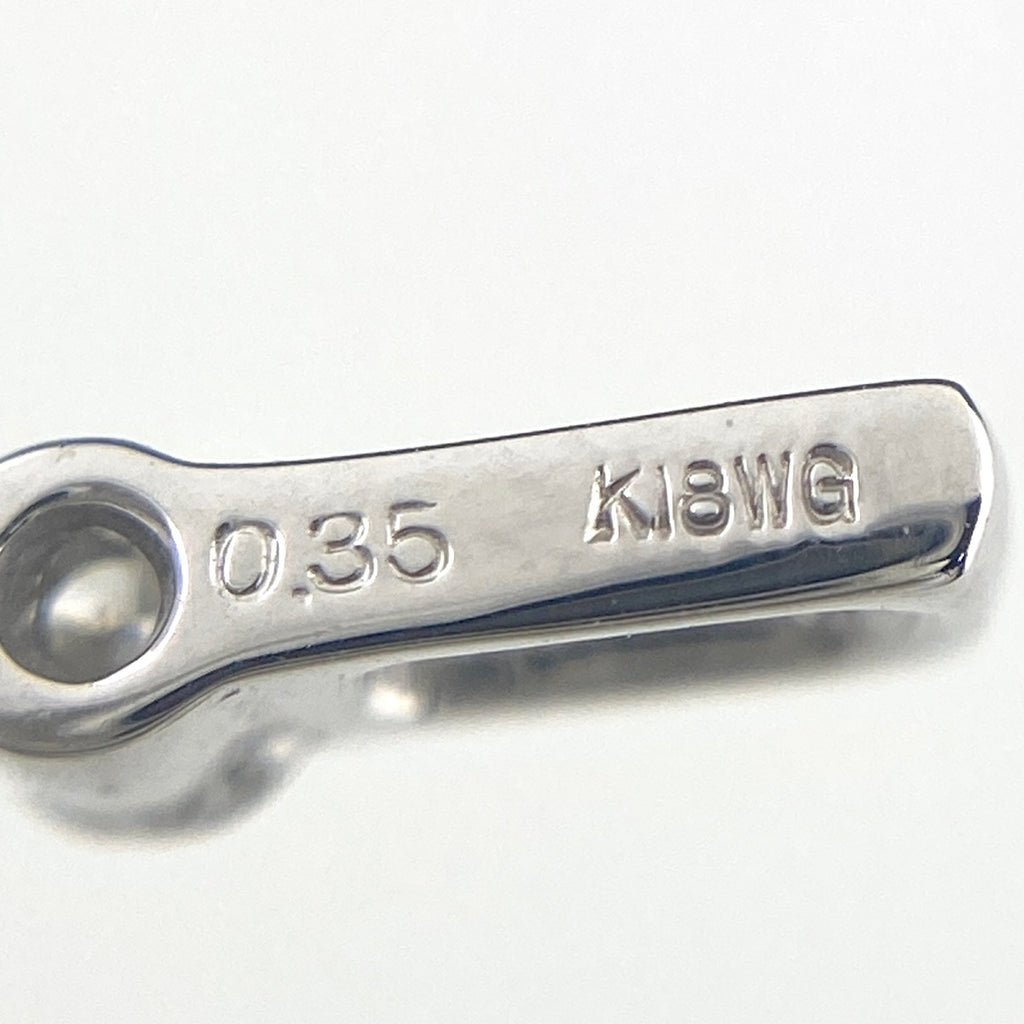 メレダイヤ デザインペンダントトップ WG ホワイトゴールド ペンダントトップ K18 WG ダイヤモンド レディース 【中古】nbjwl