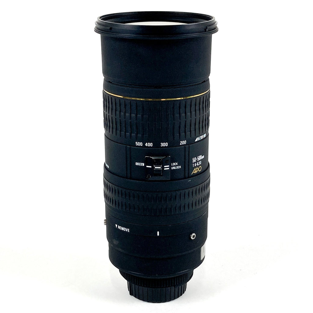 シグマ SIGMA 50-500mm F4-6.3 APO EX RF HSM (ニコンF用) 一眼カメラ用レンズ（オートフォーカス） 【中古】