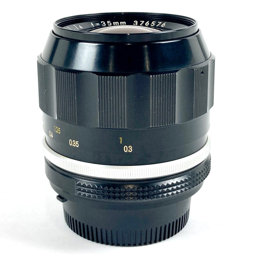 ニコン Nikon NIKKOR-N.C Auto 35mm F1.4［ジャンク品］ 一眼カメラ用レンズ（マニュアルフォーカス） 【中古】