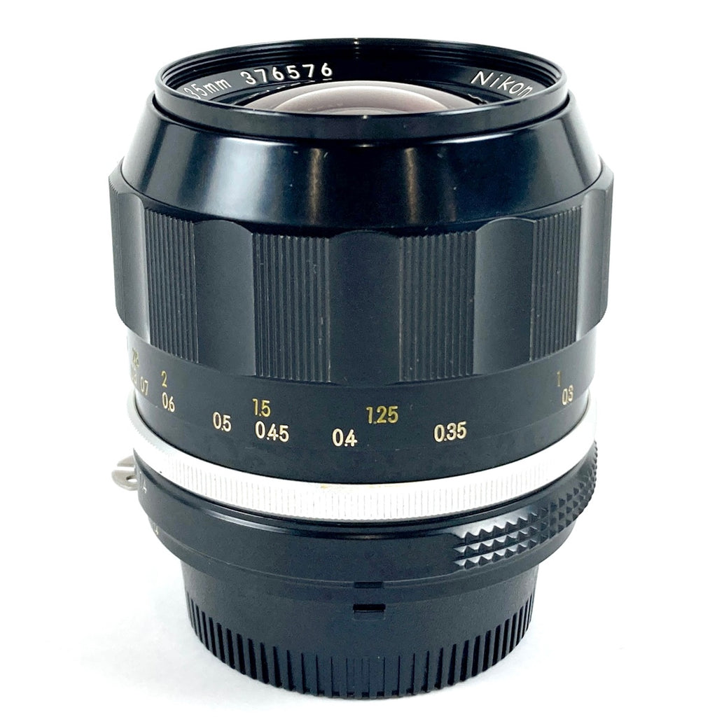 ニコン Nikon NIKKOR-N.C Auto 35mm F1.4［ジャンク品］ 一眼カメラ用レンズ（マニュアルフォーカス） 【中古】