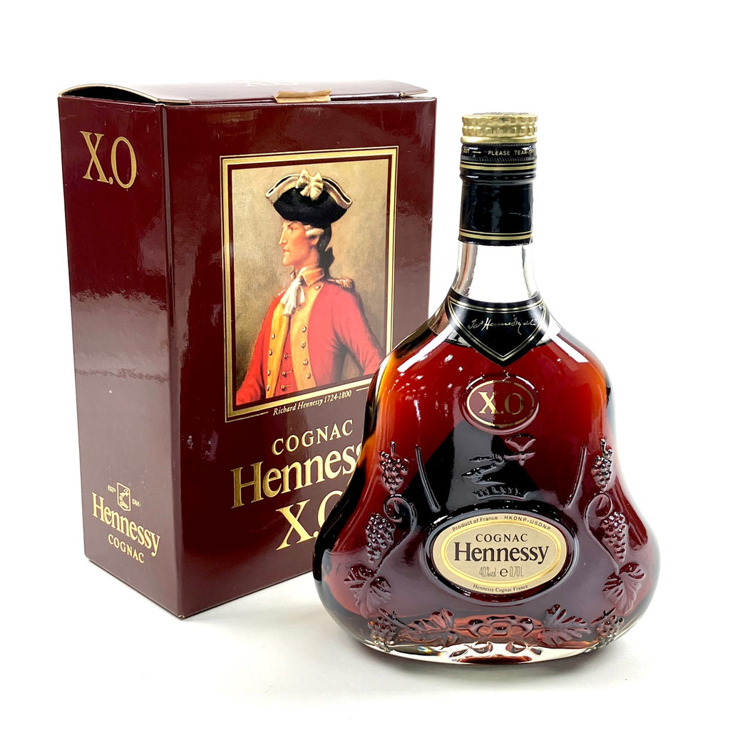 ヘネシー Hennessy XO 金キャップ クリアボトル 700ml ブランデー コニャック 【古酒】